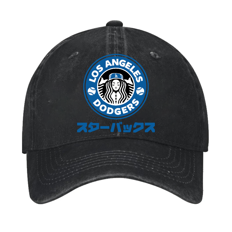 Los Angeles Dodgers Baseball Starbucks Vintage Cotton Cap