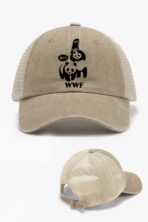 WWF Panda Vintage Cotton Breathable Hat