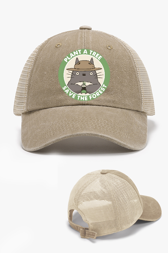 Ghibli Totoro Vintage Cotton Breathable Hat