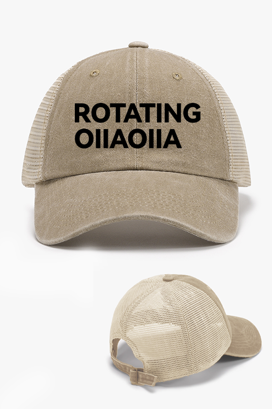 Rotating Ollaolla Vintage Cotton Breathable Hat
