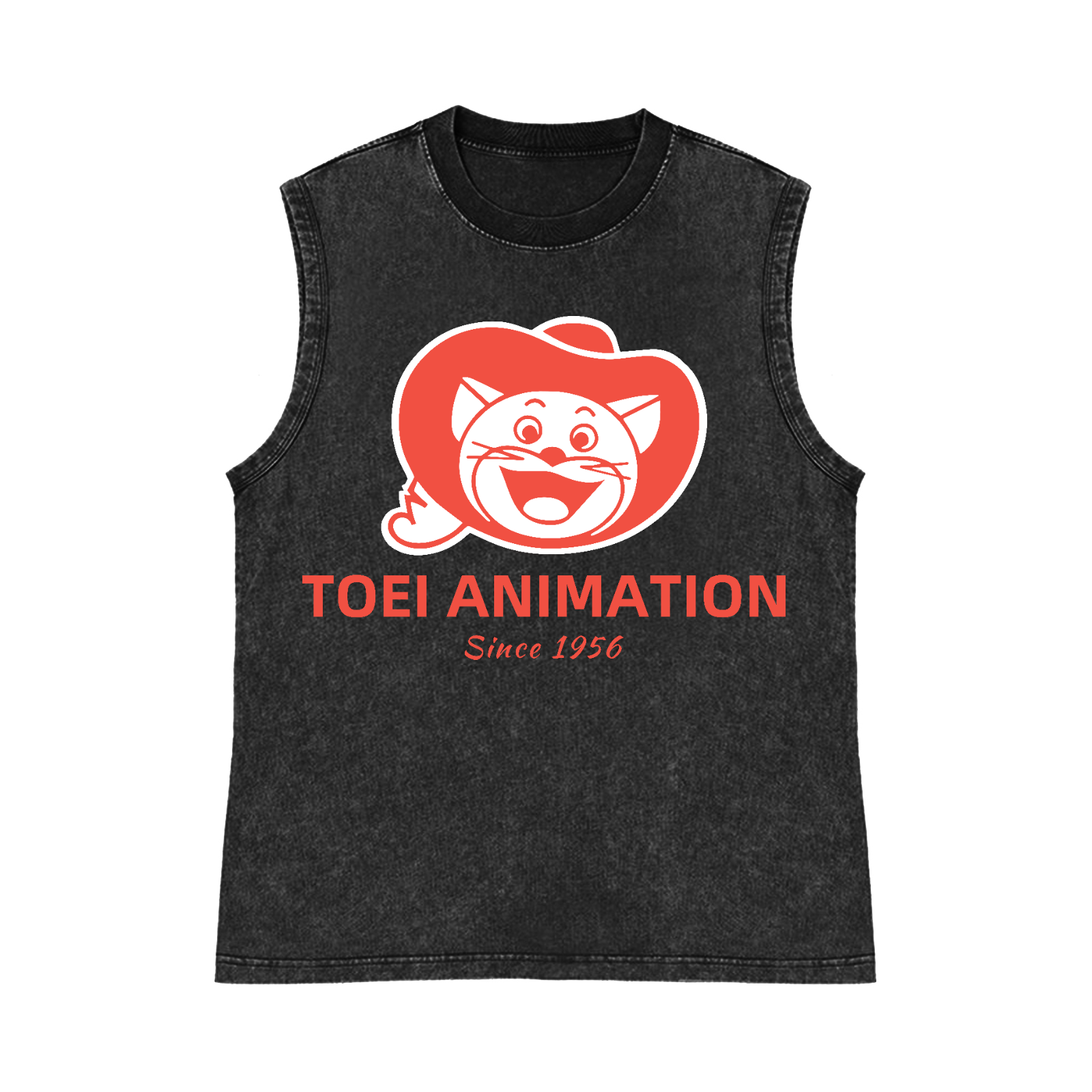 Toel Anmation Pure Cotton Wash-Dyed Sleeveless Tank Top