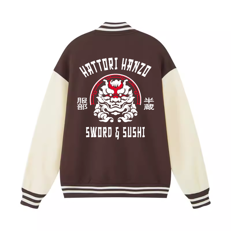 Hattori Hanzo Komainu Vintage Cotton Varsity Jacket