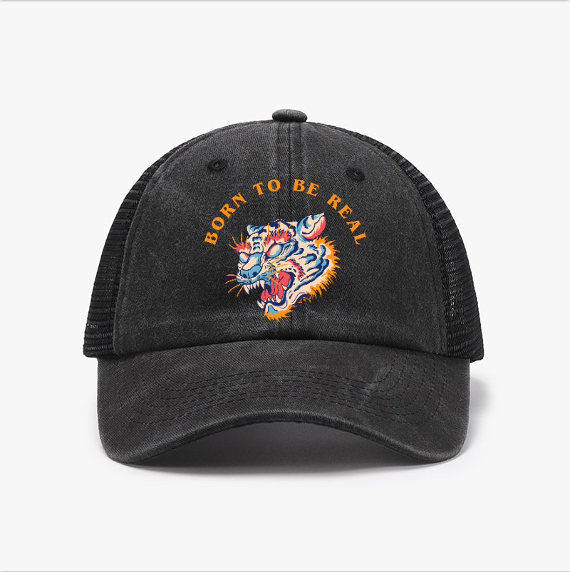 Tiger Vintage Cotton Breathable Hat