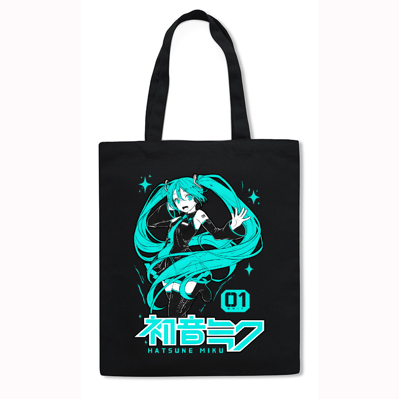 Hatsune Miku Japanese Style Canvas Tote Bag