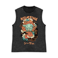 Komainu Pure Cotton Wash-Dyed Sleeveless Tank Top