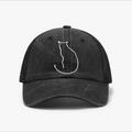 Mila Cat Vintage Cotton Breathable Hat