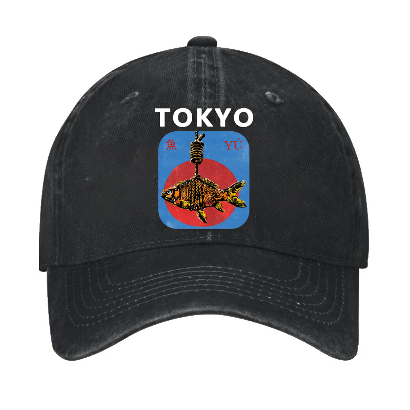 Tokto Fish Vintage Cotton Cap