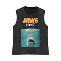 Jaws Shark Pure Cotton Wash-Dyed Sleeveless Tank Top