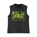 Drum & Bass Pure Cotton Wash-Dyed Sleeveless Tank Top
