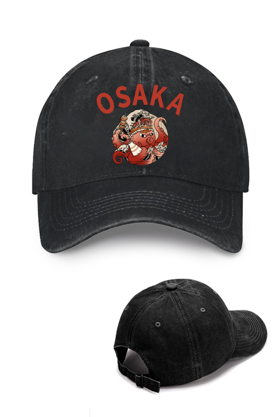 Osaka Drunken Octopus Vintage Cotton Cap