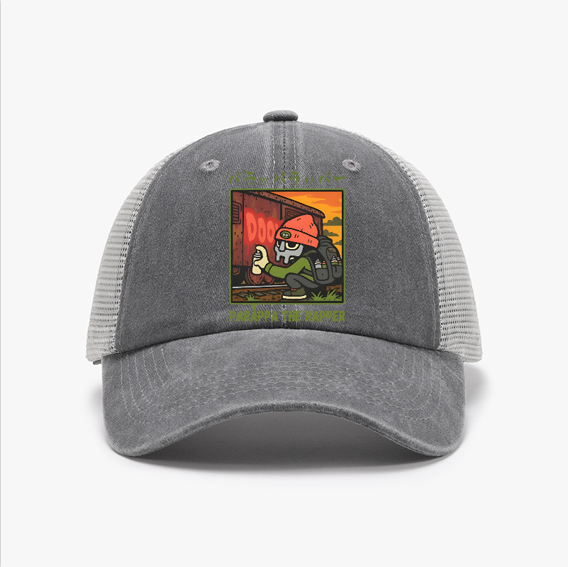 PaRappa the Rapper MF Doom Vintage Cotton Breathable Hat