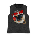 Tsukiji Market Pure Cotton Wash-Dyed Sleeveless Tank Top