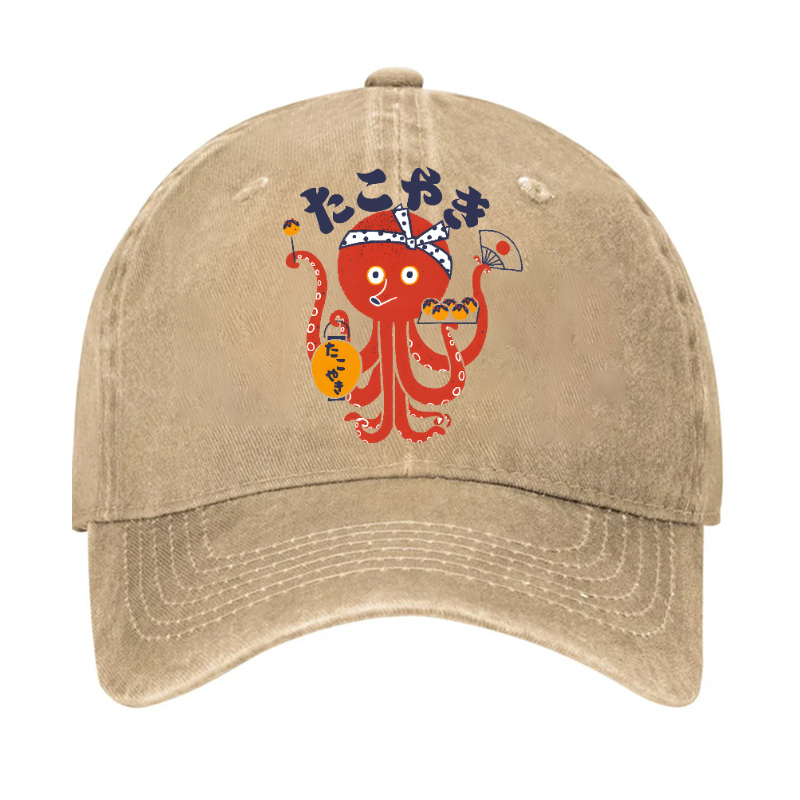 Takoyaki Vintage Cotton Cap