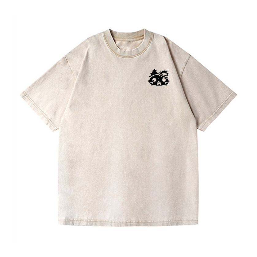 Namamugi Fish Market Vintage Wash Japanese Design Back Art T-Shirt