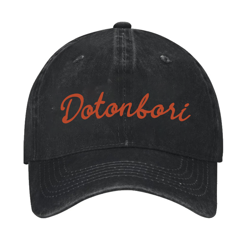 Osaka Dotonbori Drunken Octopus Vintage Cotton Cap