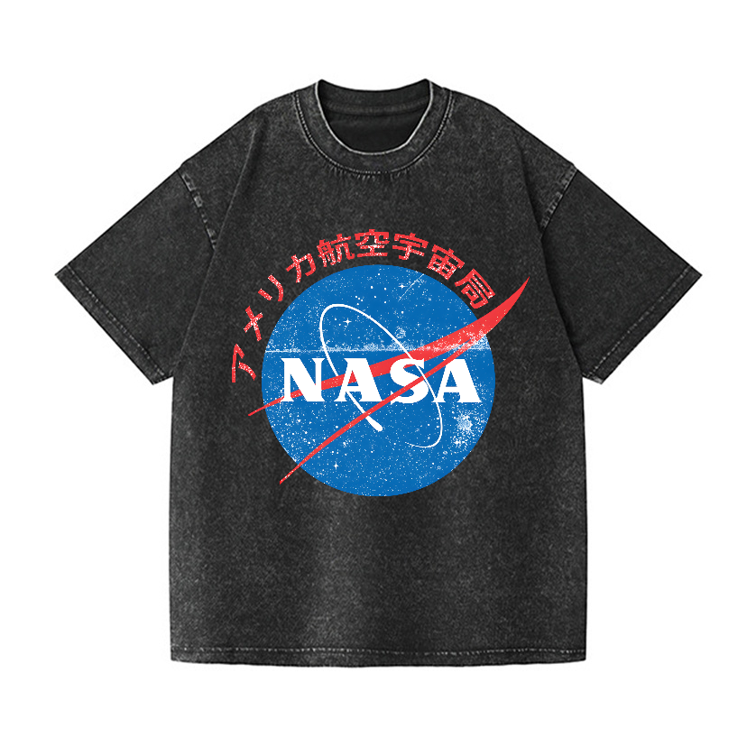 Nasa Vintage Wash Japanese Design T-Shirt