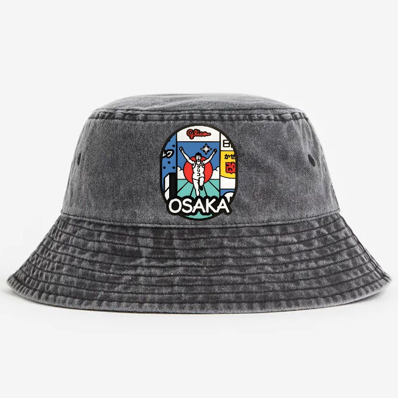 Osaka Vintage 100% Cotton Bucket Hat