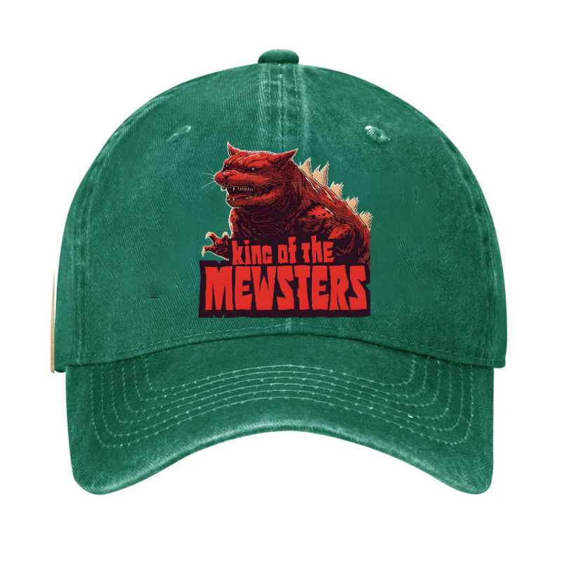 Catzilla Cat Kaiju Vintage Cotton Cap