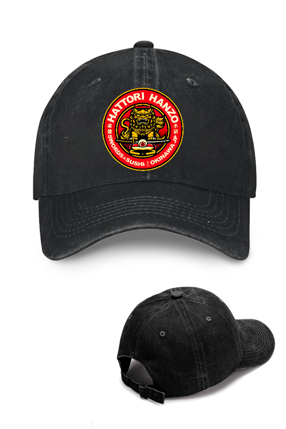 Okinawa Hattori Hanzo Komainu Vintage Cotton Cap