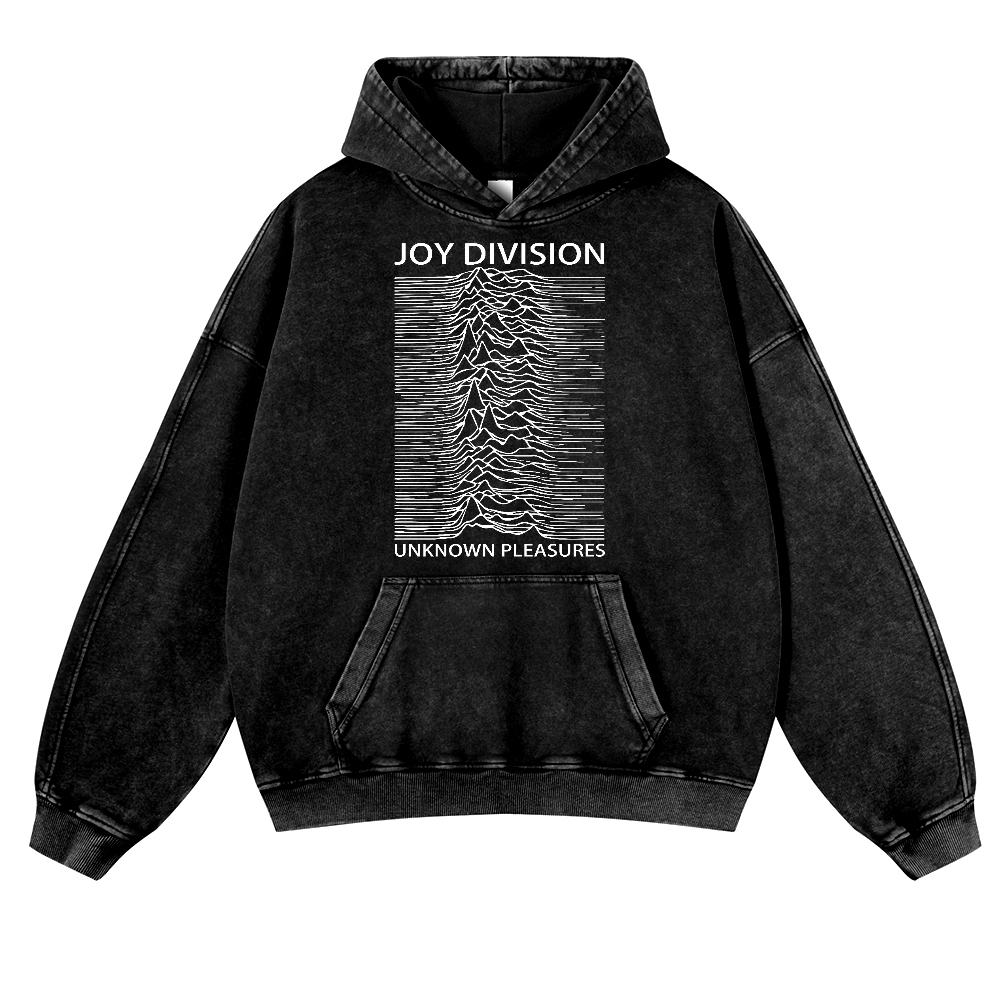 Joy Division Vintage Washed Thick Cotton Hoodie
