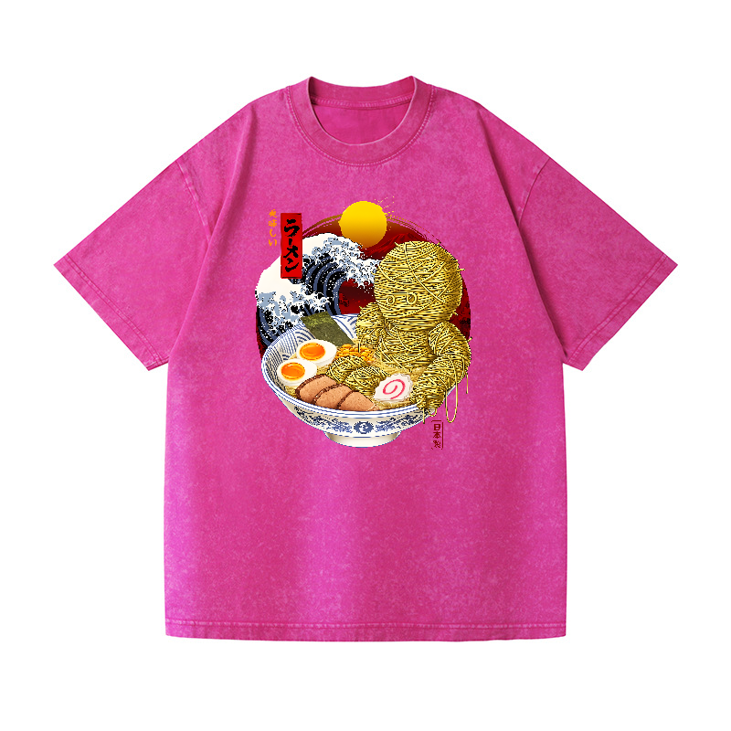 Ramen Yummy Vintage Wash Japanese Design T-Shirt
