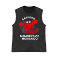 Sapporo Pure Cotton Wash-Dyed Sleeveless Tank Top