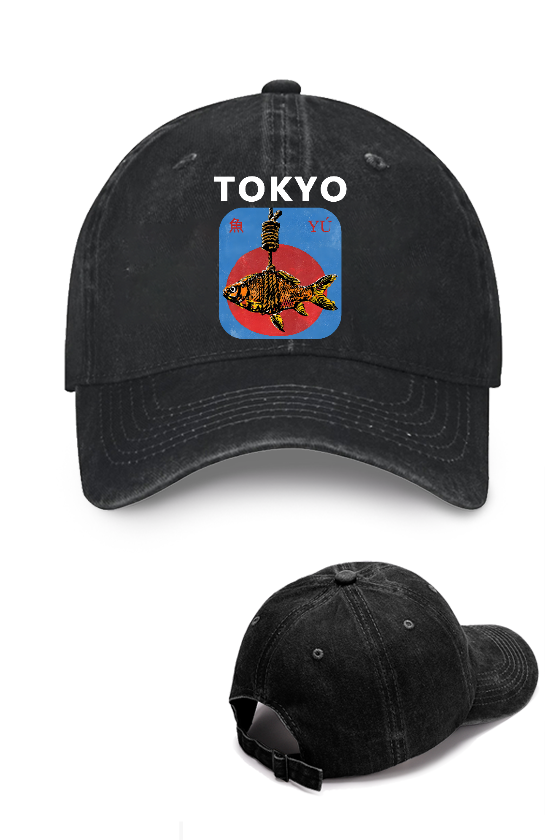 Tokto Fish Vintage Cotton Cap