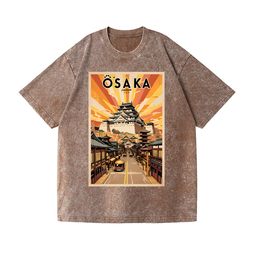 Osaka Vintage Wash Japanese Design T-Shirt
