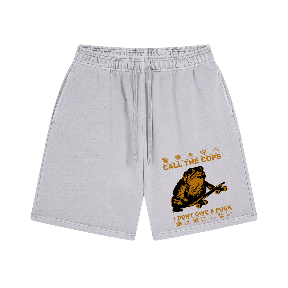Frog Cops Vintage Pure Thick Cotton Shorts
