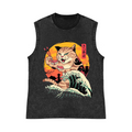 Pure Cotton Wash-Dyed Sleeveless Tank Top
