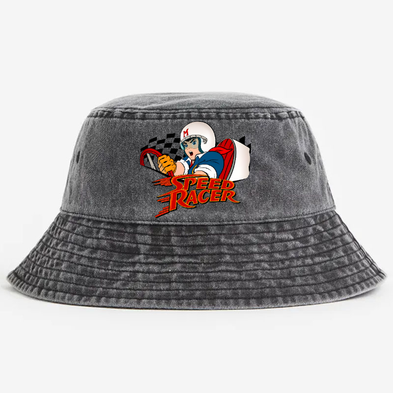 Speed Racer Vintage 100% Cotton Bucket Hat