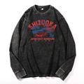Japan Coast Adventure Vintage Cotton Wash Crewneck Long-Sleeve T-Shirt