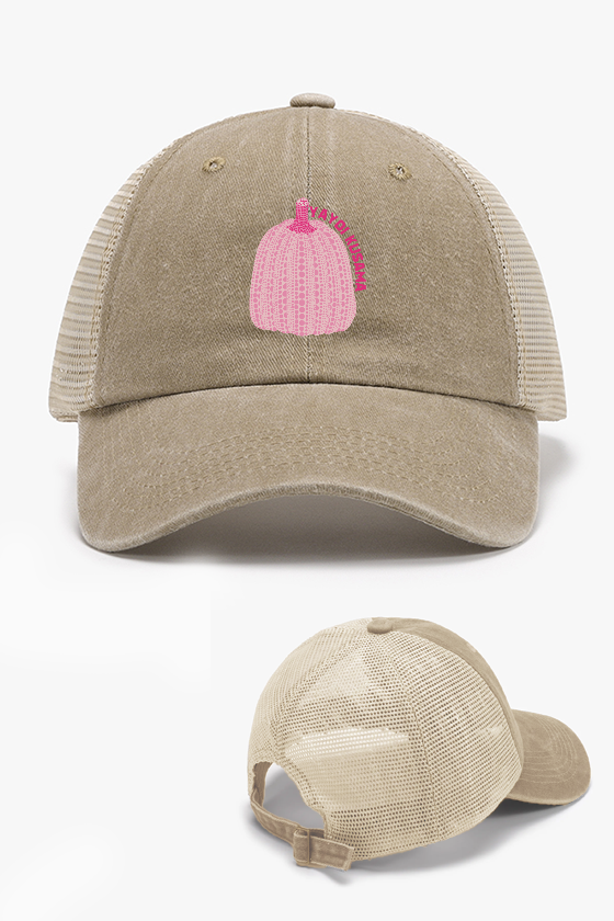 Yayoi Kusama Pumpkin Vintage Cotton Breathable Hat