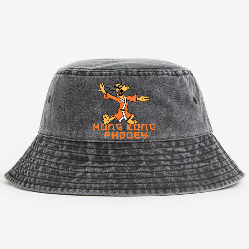Hong Kong Phooey Vintage 100% Cotton Bucket Hat