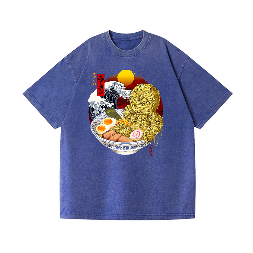 Ramen Yummy Vintage Wash Japanese Design T-Shirt