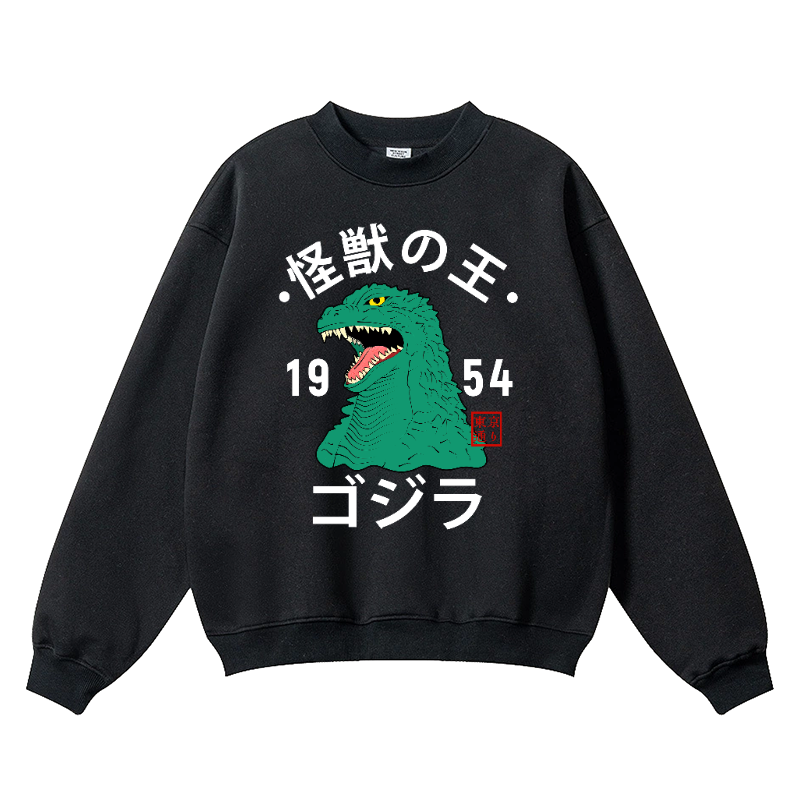 Kaiju Vintage Cotton Blend Crewneck Sweatshirt