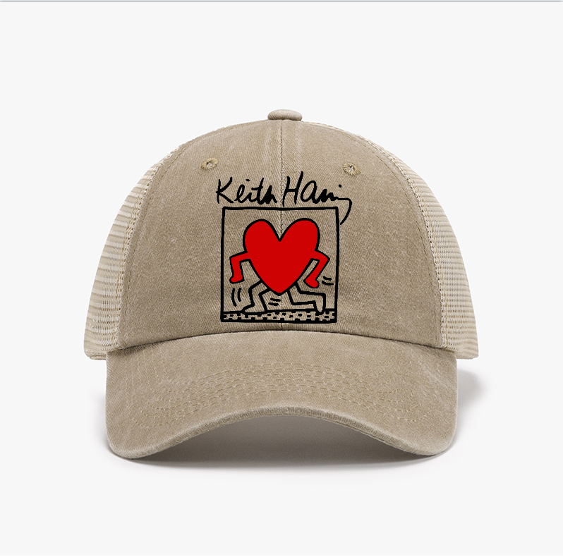 Keith Haring Vintage Cotton Breathable Hat