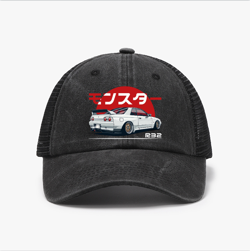 Nisaan Car R32 Vintage Cotton Breathable Hat