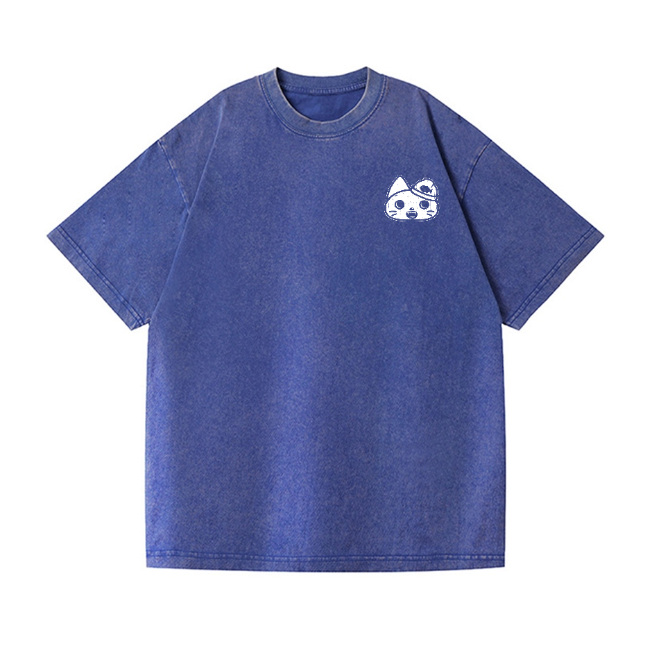 Namamugi Fish Market Vintage Wash Japanese Design Back Art T-Shirt