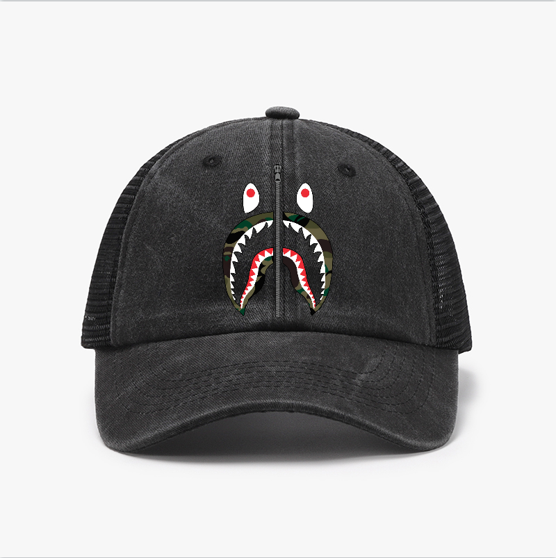 Shark Vintage Cotton Breathable Hat