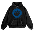 Puffer Fish Vintage Washed Thick Cotton Hoodie