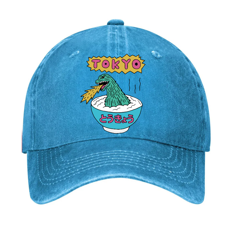 Kaiju The Monster Rice of Tokyo Vintage Cotton Hat