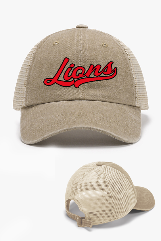 Lions Vintage Cotton Breathable Hat