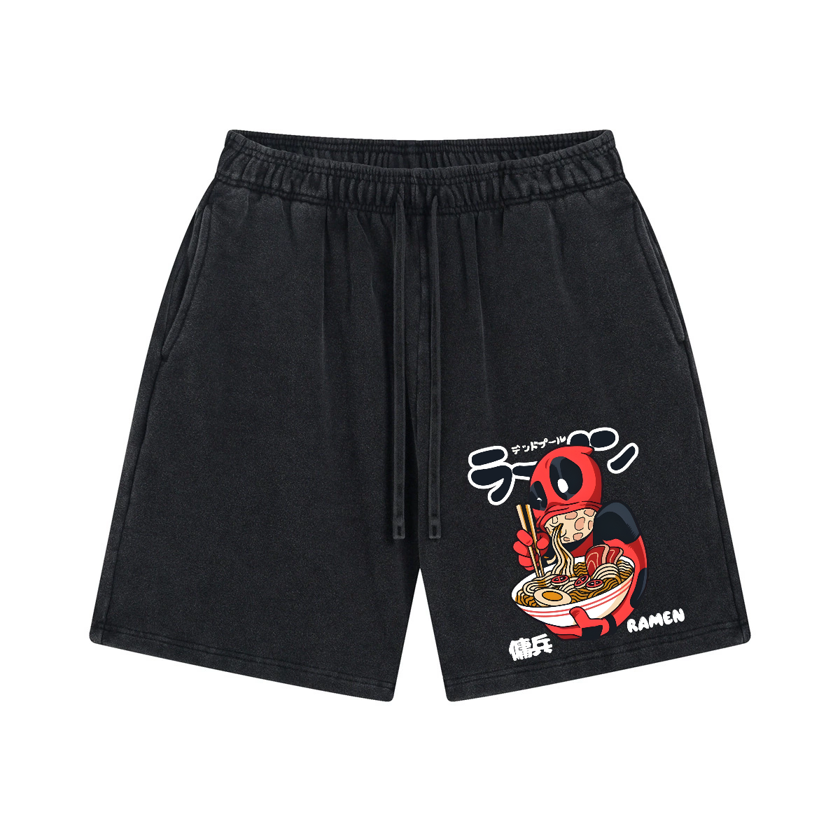 Hero Ramen Vintage Pure Thick Cotton Shorts