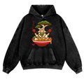 Bonsai Ramen Vintage Washed Thick Cotton Hoodie