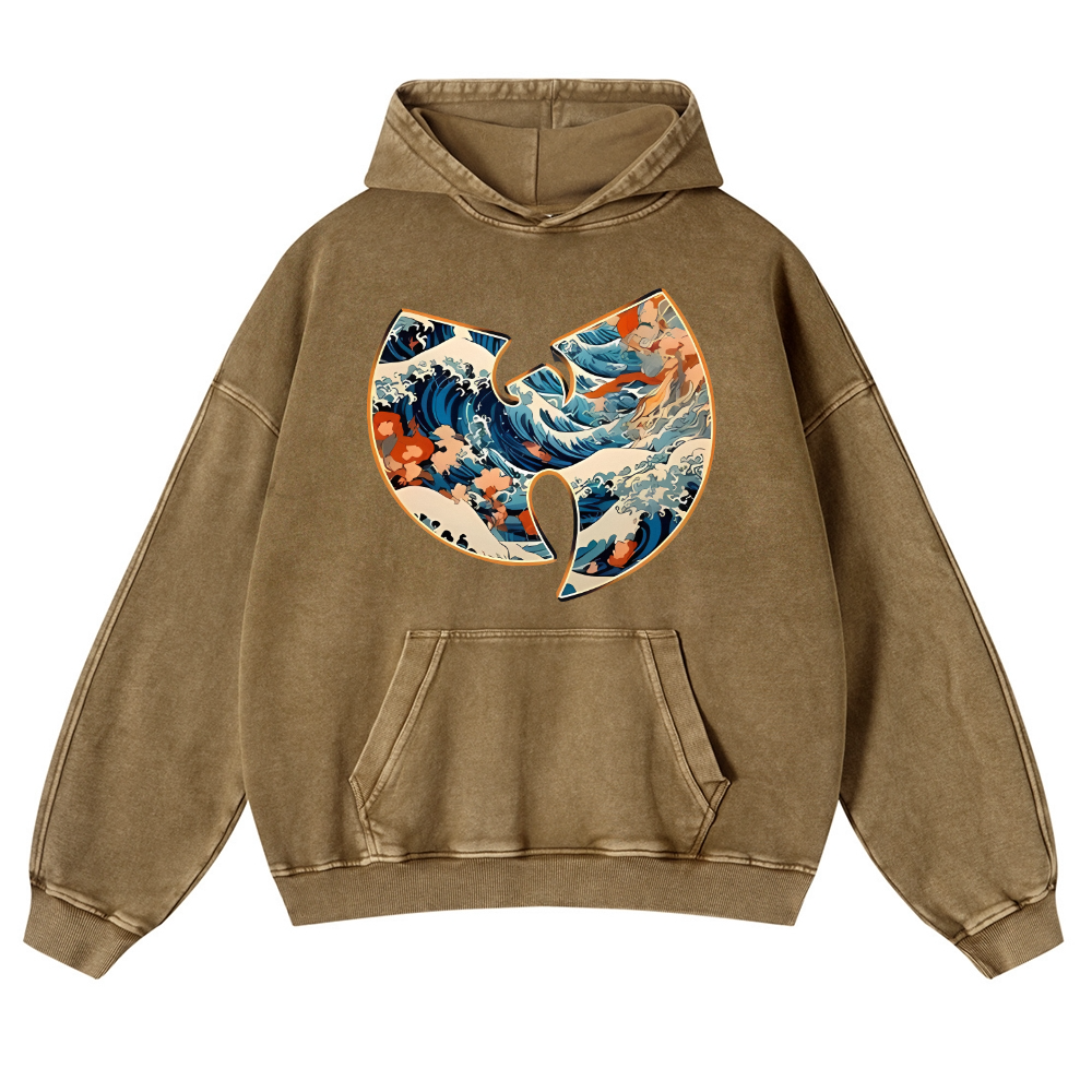 Vintage Washed Thick Cotton Hoodie