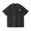 Octopus Vintage Wash Japanese Design Back Art T-Shirt