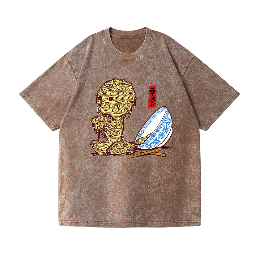 Ramen Yummy Vintage Wash Japanese Design T-Shirt