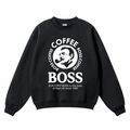 Boss Coffee Vintage Cotton Blend Crewneck Sweatshirt