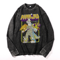 Kaiju Kaiju Vintage Cotton Wash Long-sleeve T-shirt